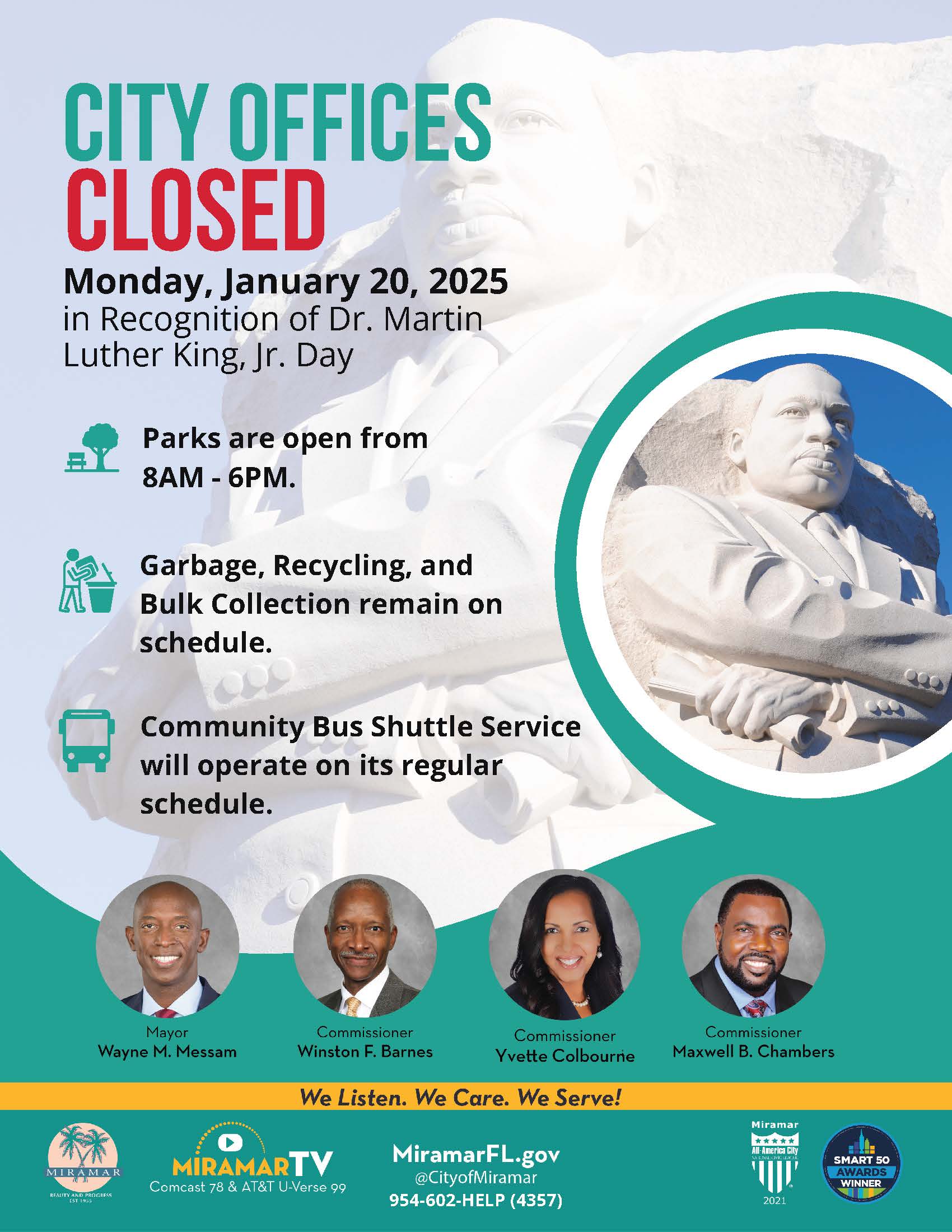 MLK Closure Notice Flyer